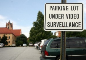 security system parking lot