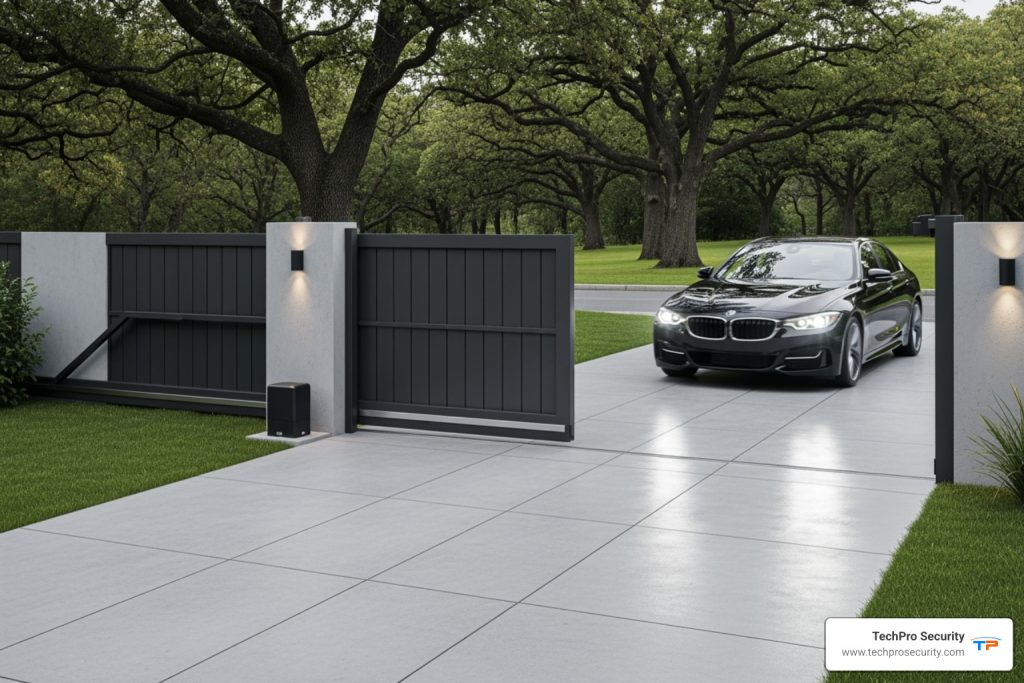 auto driveway gate opener