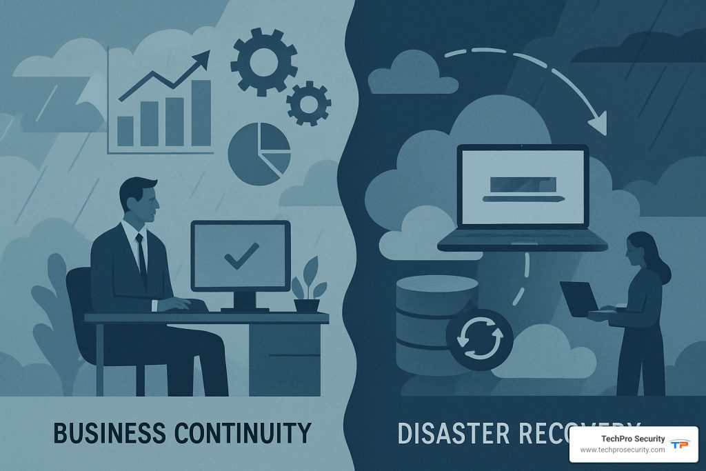 business continuity vs disaster recovery