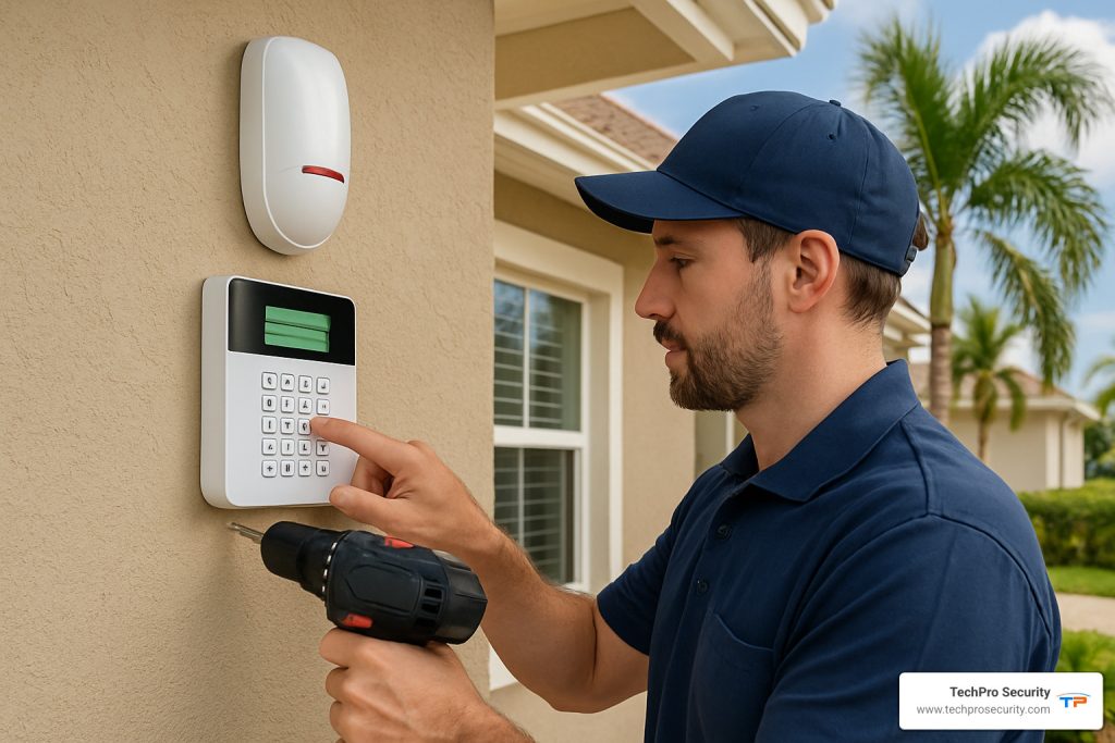 house alarm installation